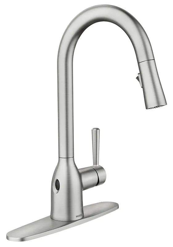 Moen Adler Series 87233 Pull-Down Kitchen Faucet, 1.5 gpm, 1-Faucet Handle, 1-Faucet Hole, Metal, Chrome Plated :EA: QUANTITY: 1