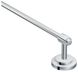 Moen DN0724CH Towel Bar, 24 in L Rod, Aluminum, Chrome, Surface Mounting :CD: QUANTITY: 1