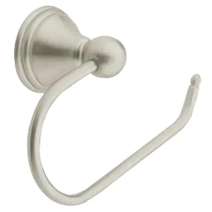 Moen DN8408BN Toilet Paper Holder, Zinc, Brushed Nickel :CD: QUANTITY: 1