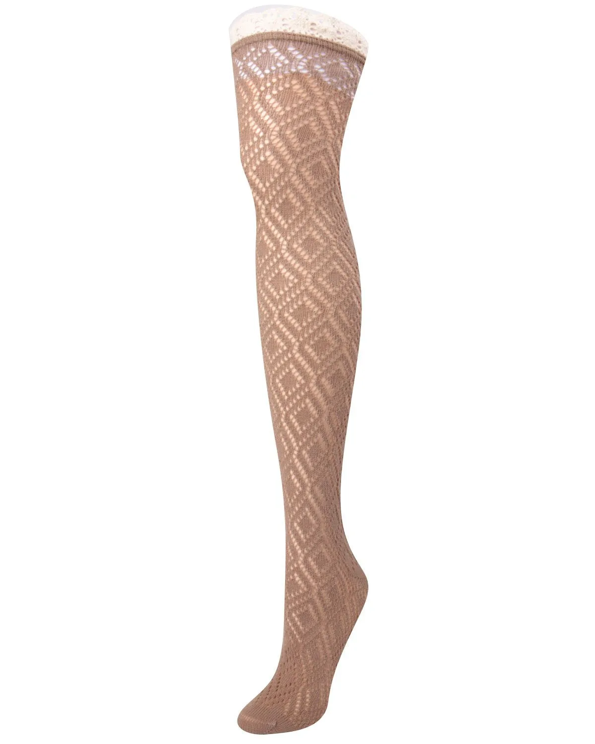 Moulin Crochet Combed Cotton Over the Knee Sock