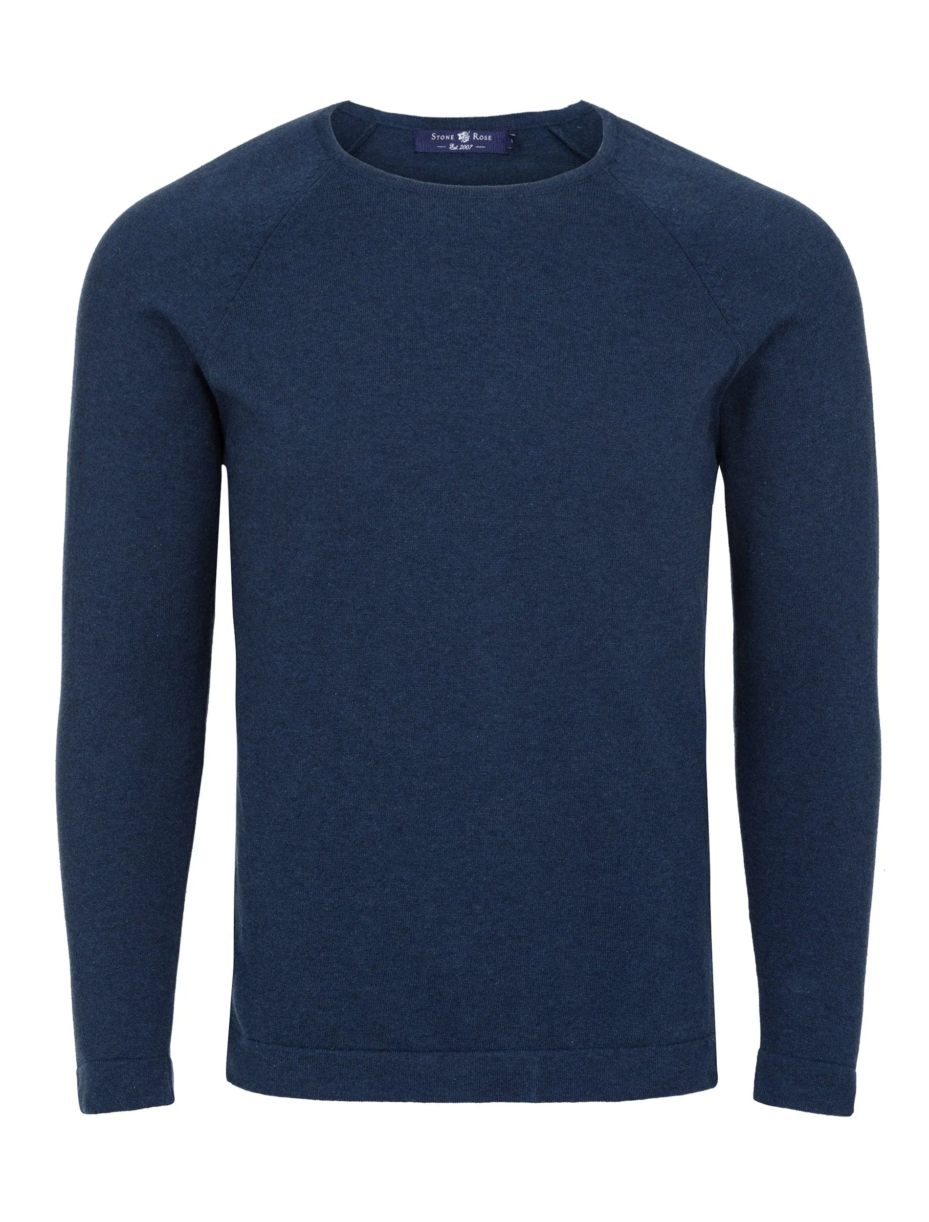 Navy Heather Knit Sweater