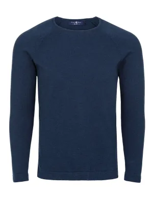 Navy Heather Knit Sweater