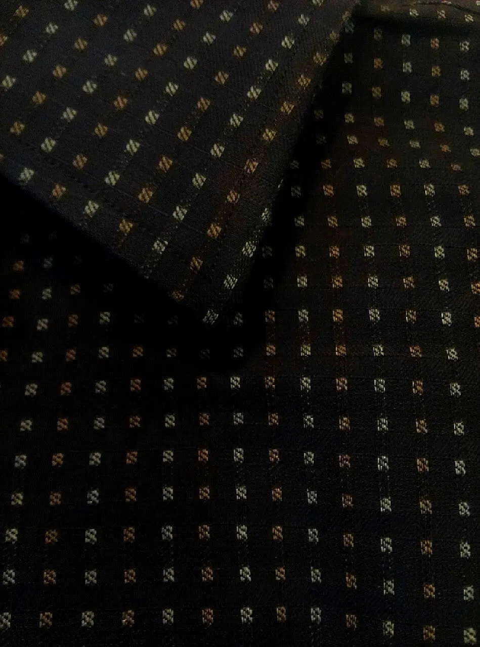 New- William 'W'- Brown Check Fashion Shirt- size M