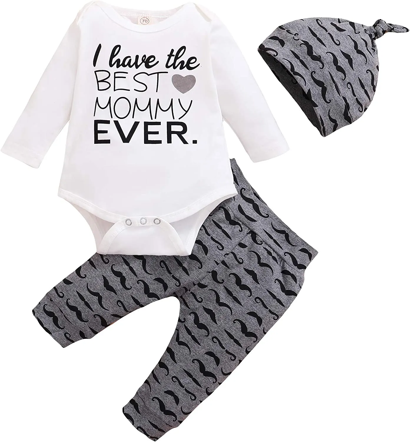 Newborn Baby Boy Clothes Camo Set