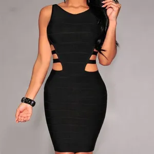 Nightclub Black Point Bodycon