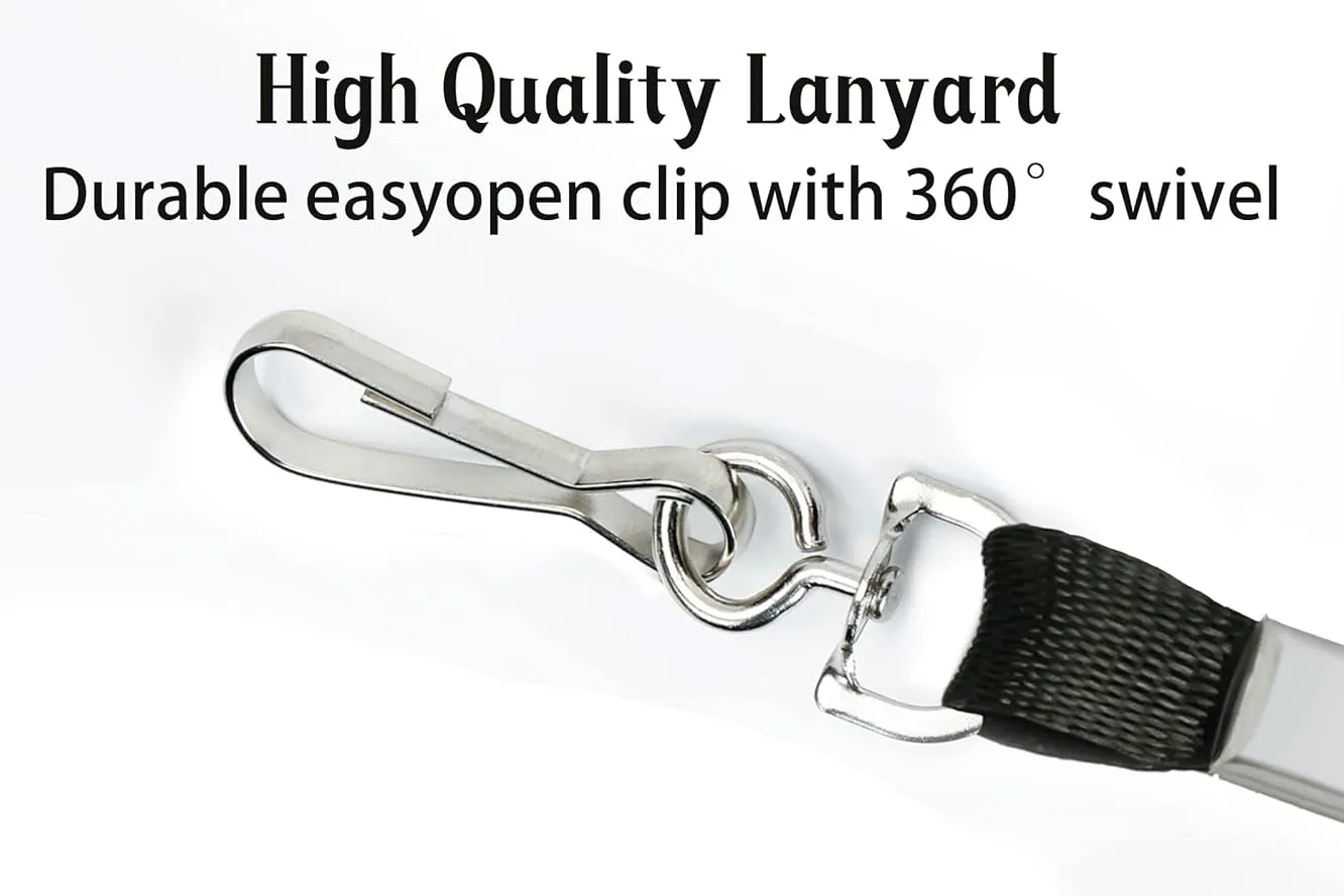 NIST Black Lanyard for ID Badges - 18 x .4.