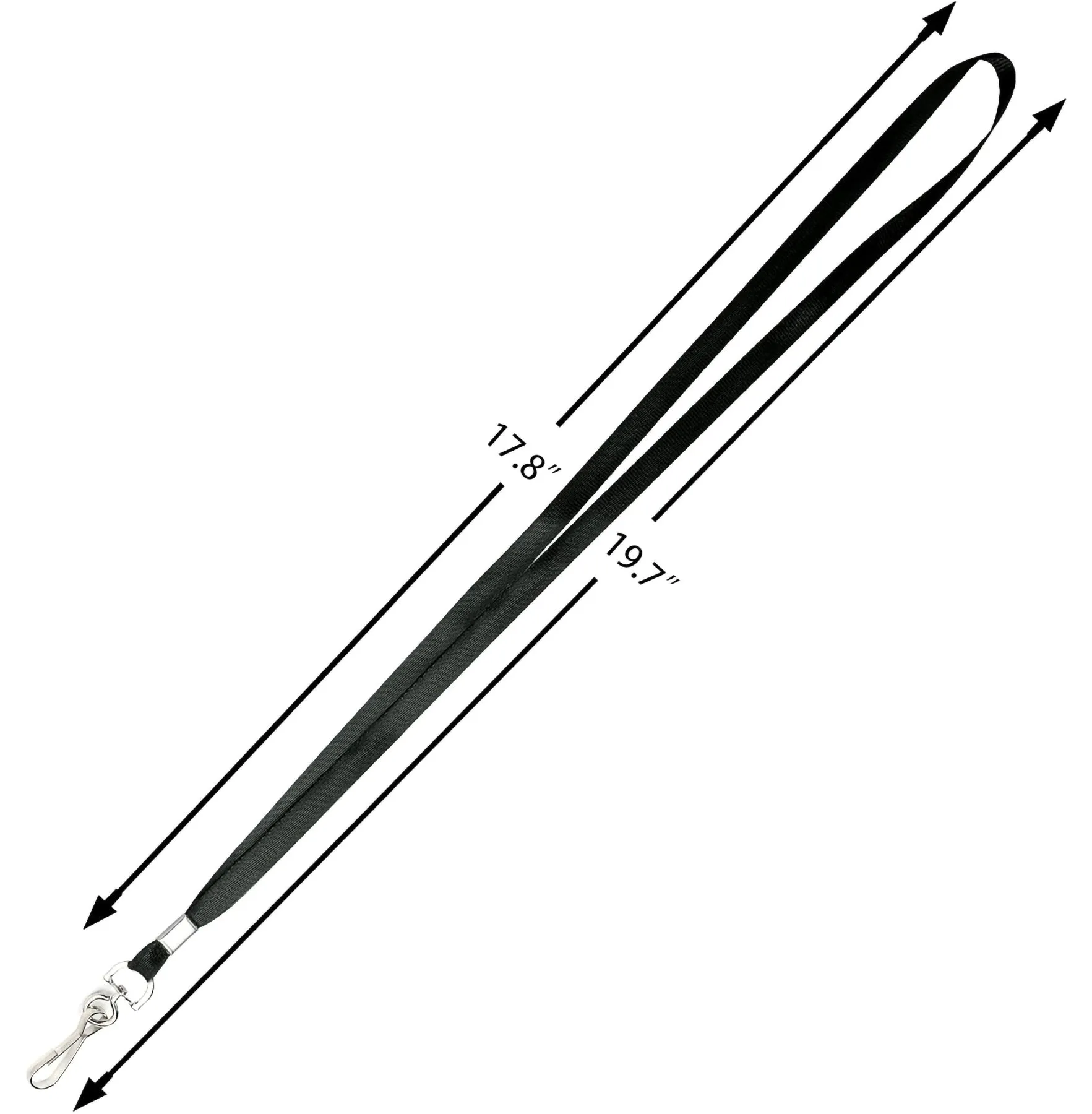 NIST Black Lanyard for ID Badges - 18 x .4.