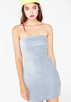 No Time Wasted Corduroy Dress