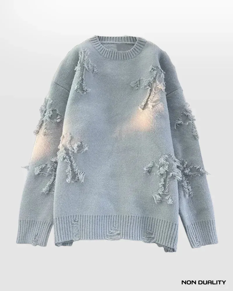 Non Duality | Ash Oversized Sweater