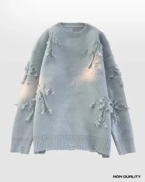 Non Duality | Ash Oversized Sweater