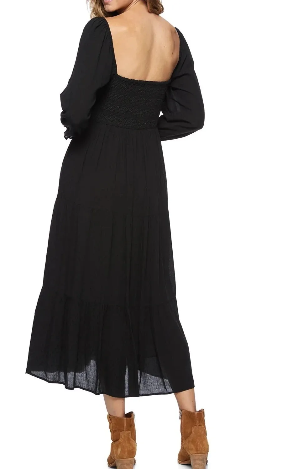 Nora Smocked Midi Dress