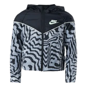 NSW Windrunner AOP Jacket Black