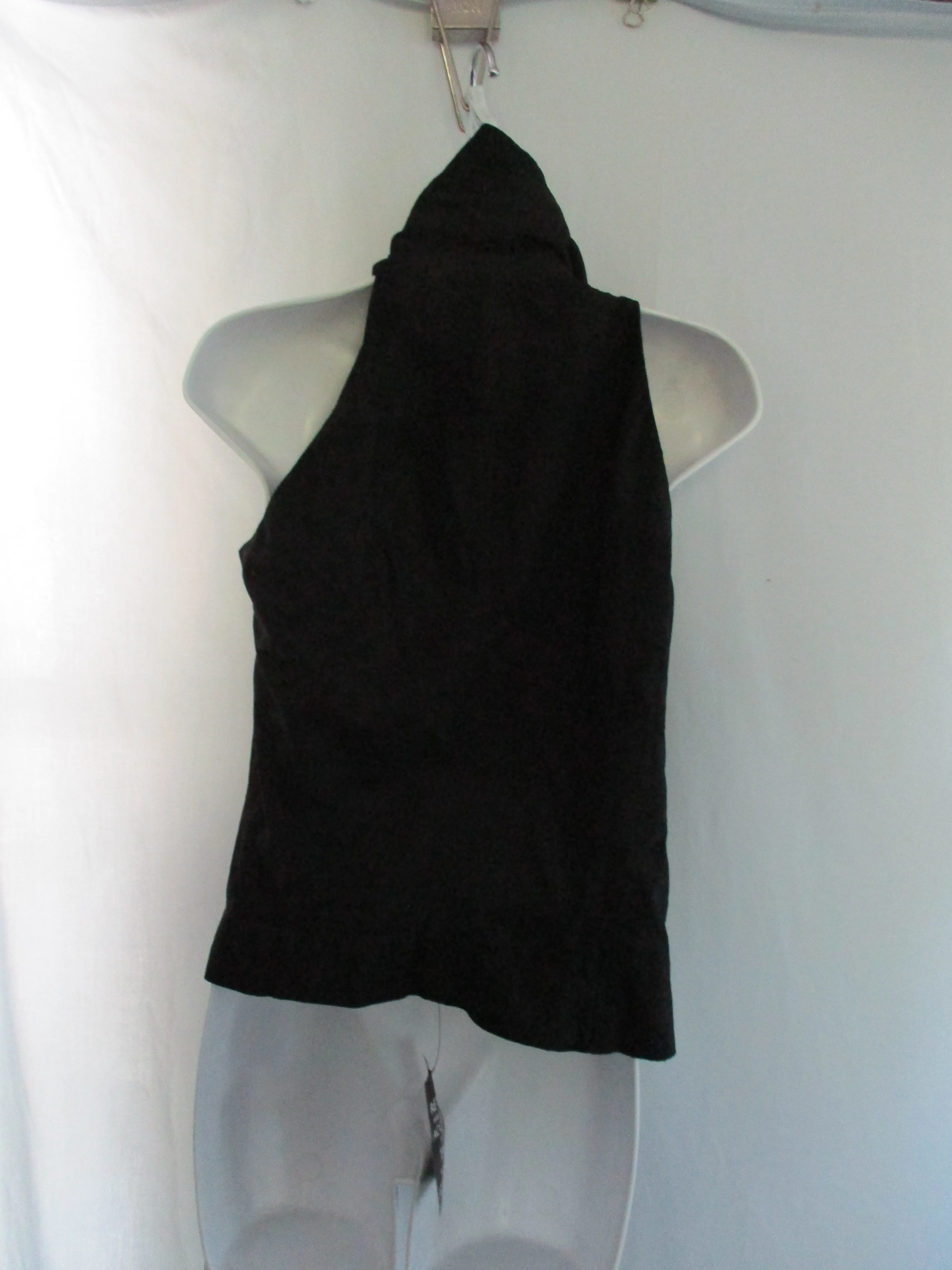 NWT NEW RICK OWENS DRKSHDW CLEAN HALTER BIKER VEST Waistcoat 44 BLACK