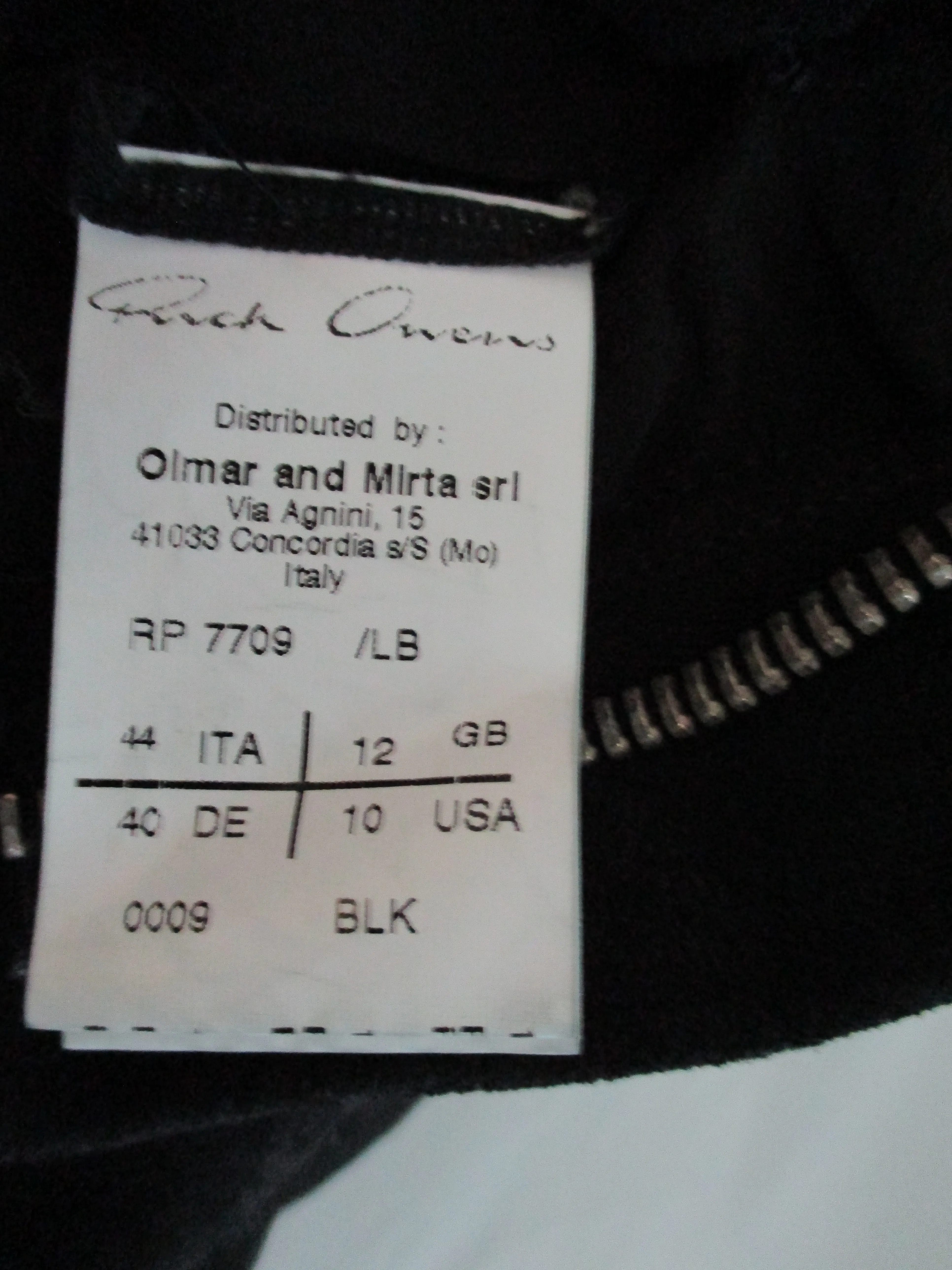 NWT NEW RICK OWENS DRKSHDW CLEAN HALTER BIKER VEST Waistcoat 44 BLACK