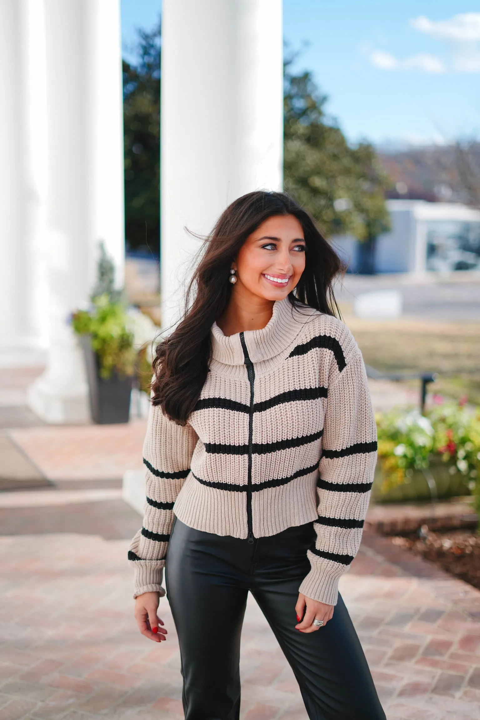 Ocean Drive Double Zip Sweater