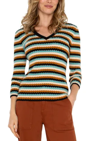 Ocean Multi Stripe Sweater