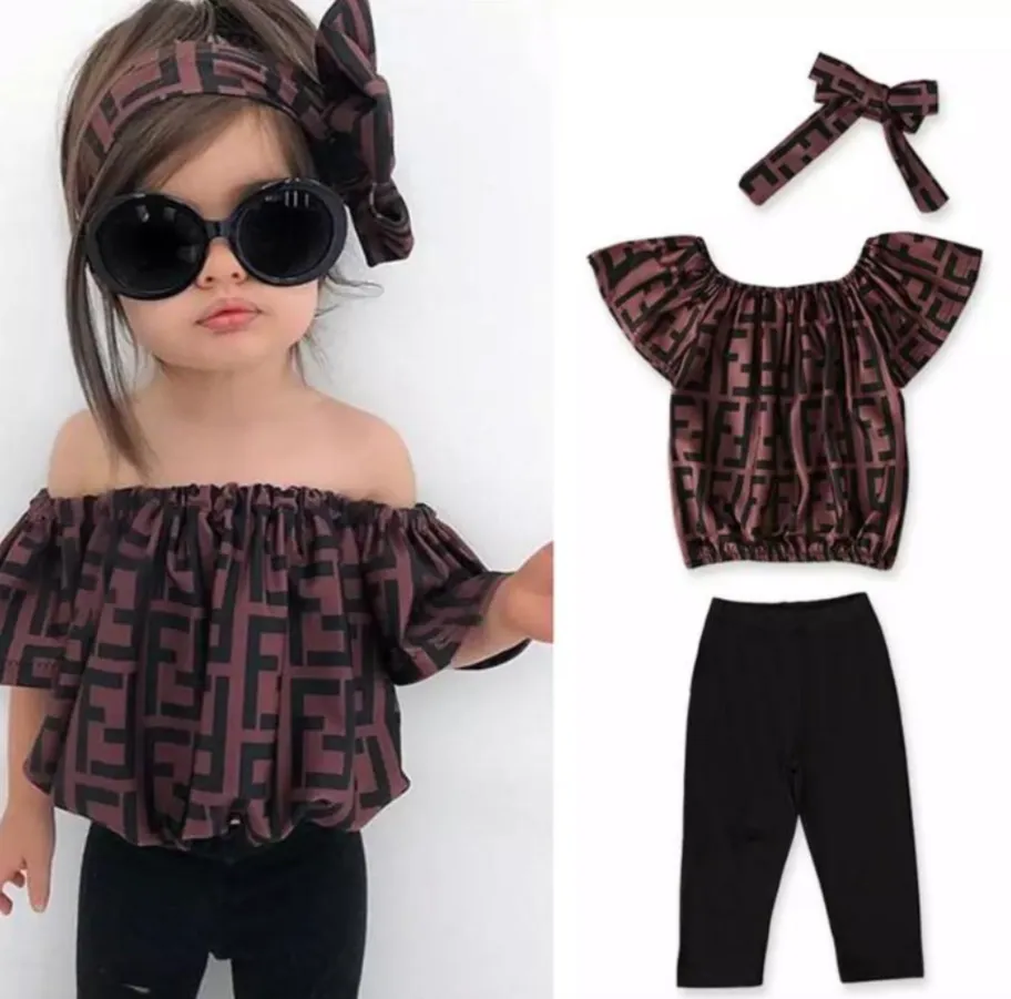 Off-Shoulder Abstract Top And Legging Set