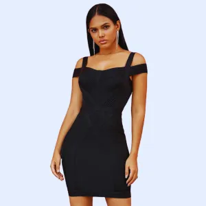 Off-Shoulder Bandage Dress