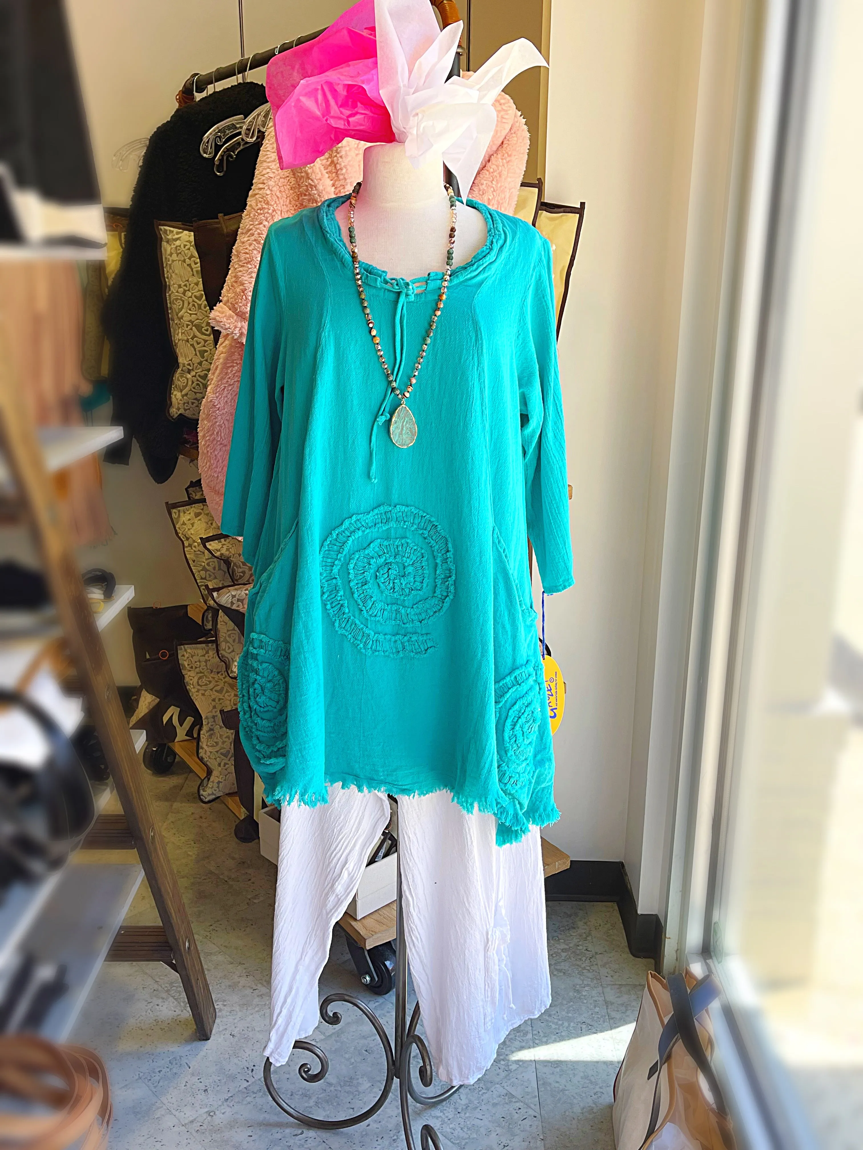 OH MY GAUZE CIRCLE Tunic