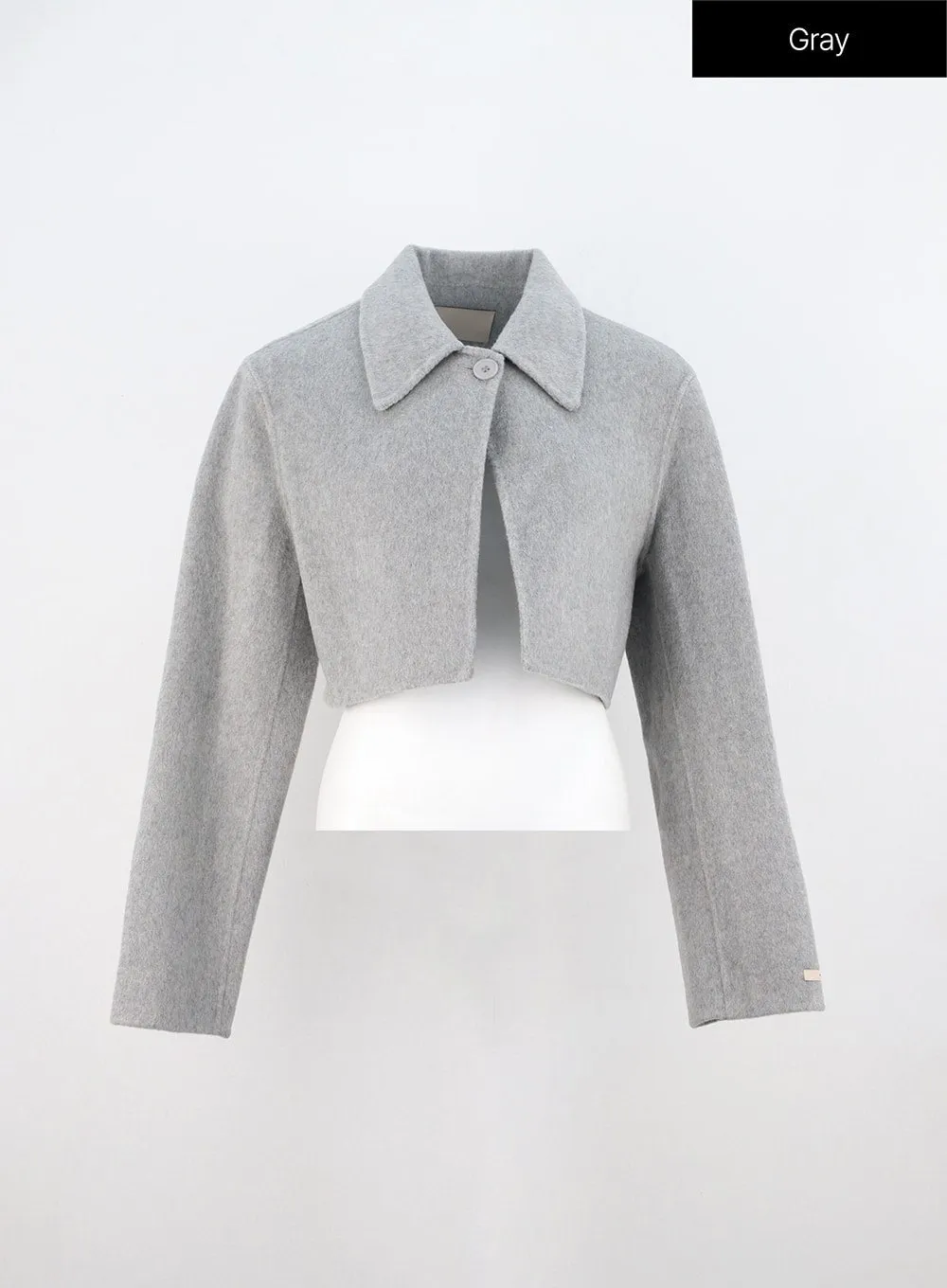 One-Button Crop Tailored Jacket ON310