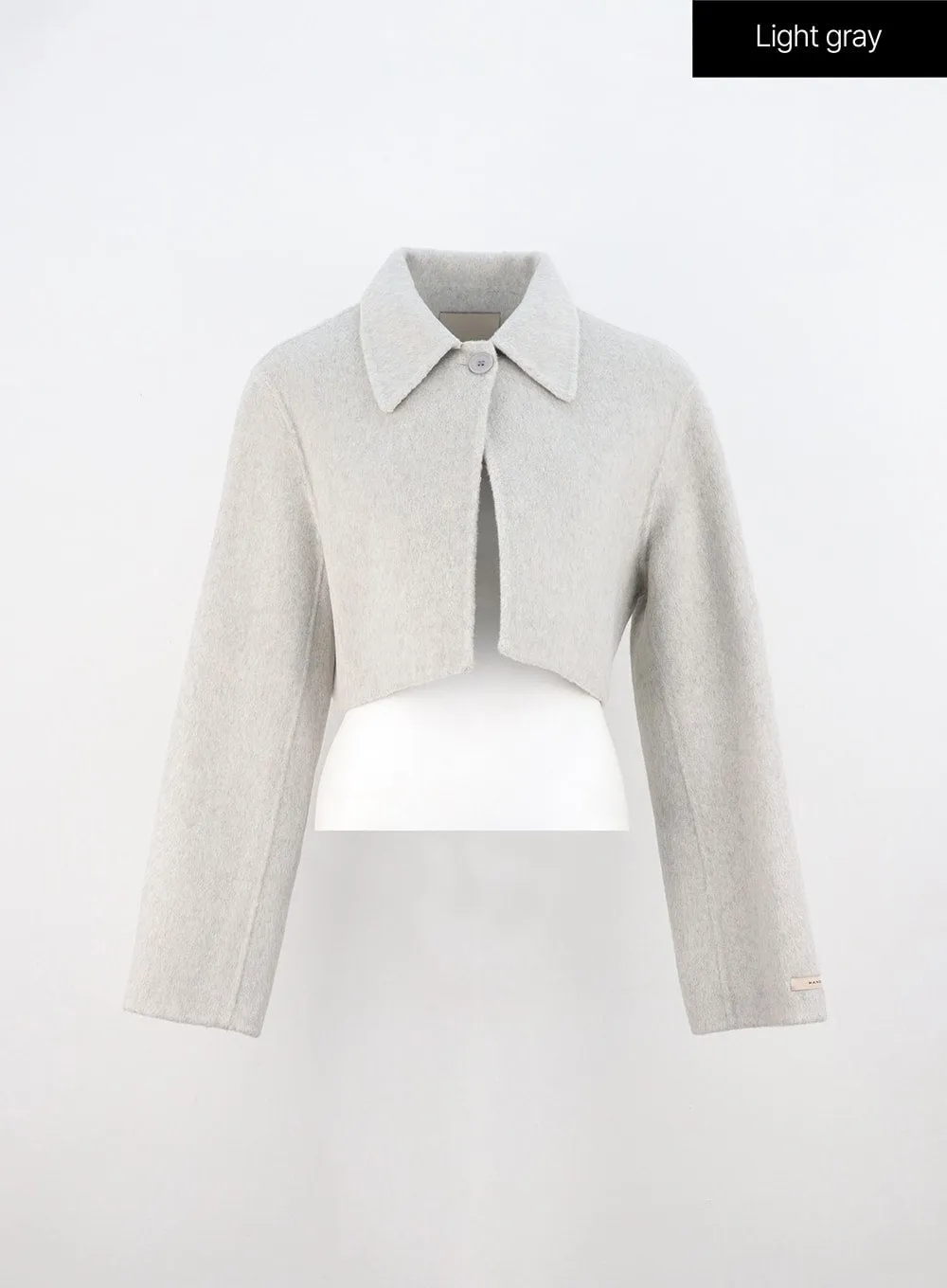 One-Button Crop Tailored Jacket ON310