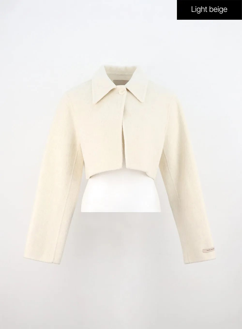 One-Button Crop Tailored Jacket ON310