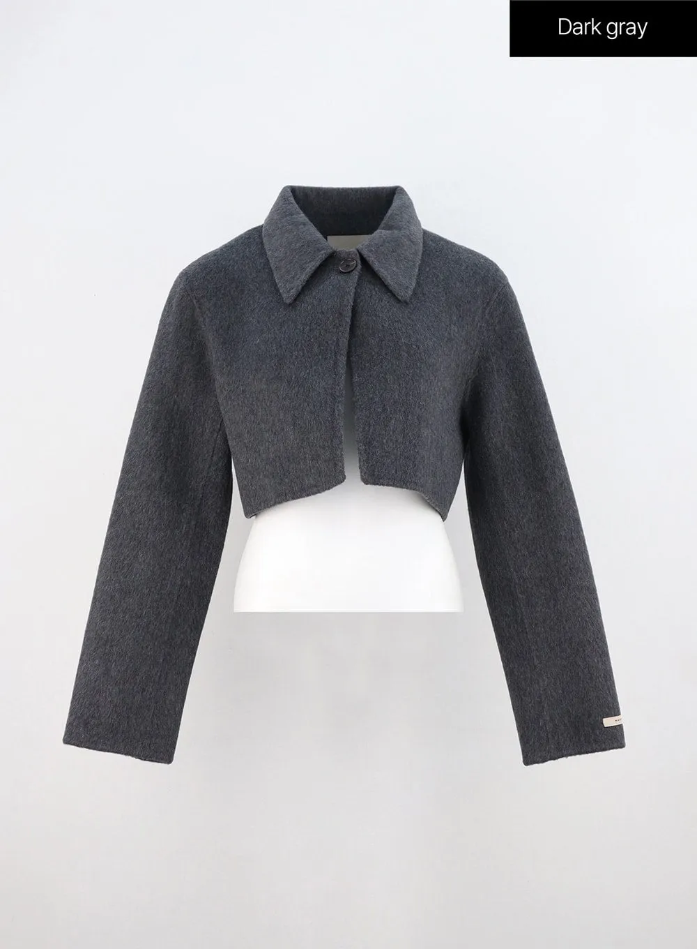 One-Button Crop Tailored Jacket ON310