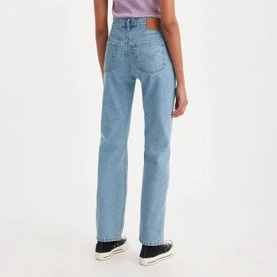 Open Box - Levi's Women's 501 High Rise Straight Leg Tailored Jeans