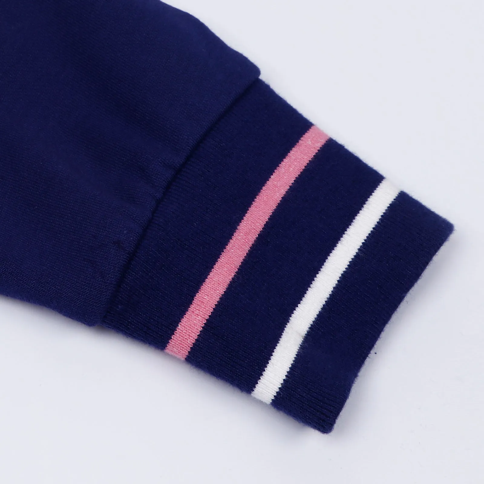 Oversize Womens Cotton French Terry Stretch Round Neck Sweatshirt Ladies Jumper Sweater S M L XL Pink Black Navy
