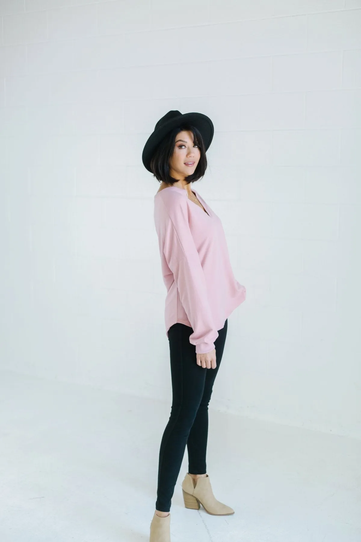 Oversized Button Pullover