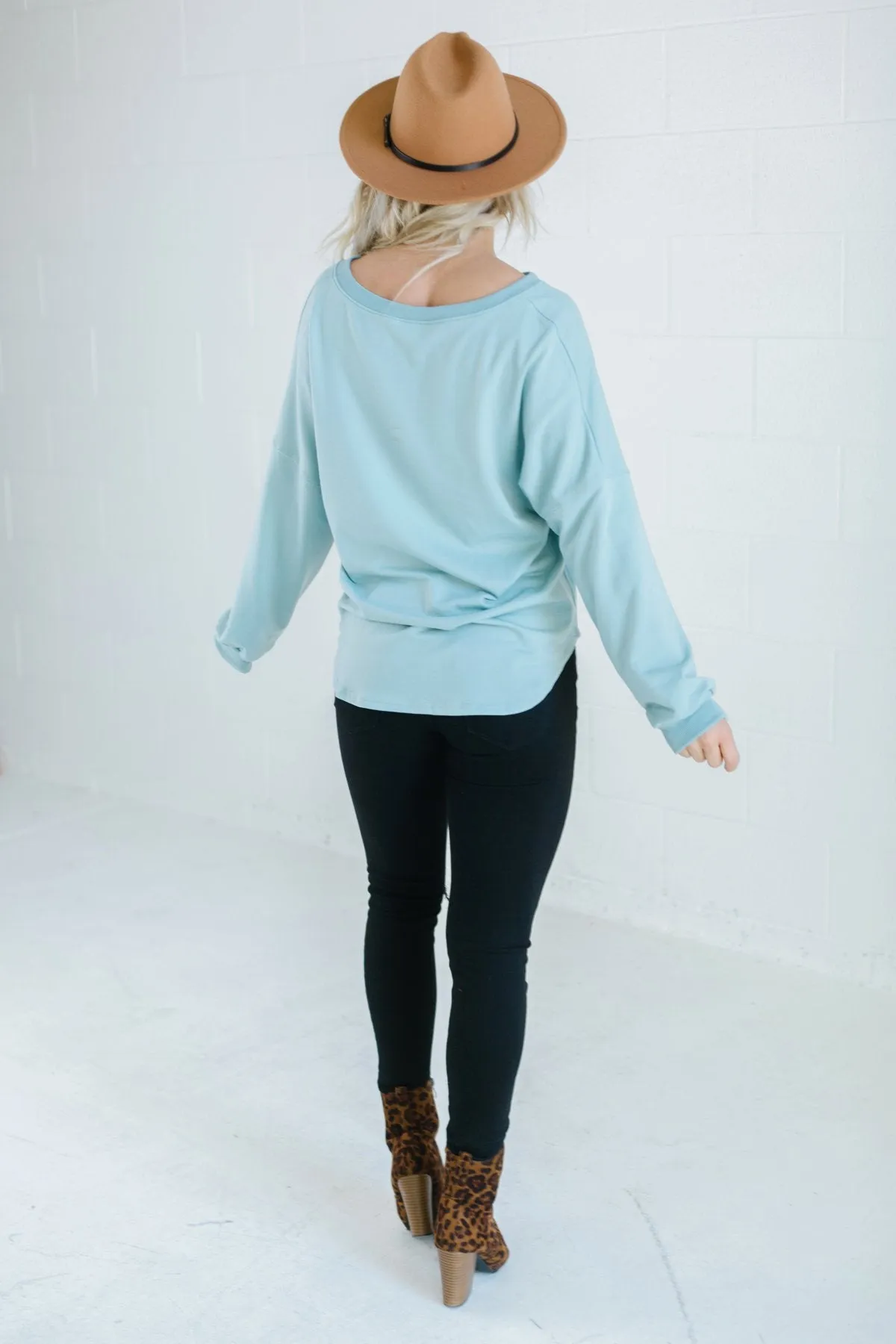 Oversized Button Pullover