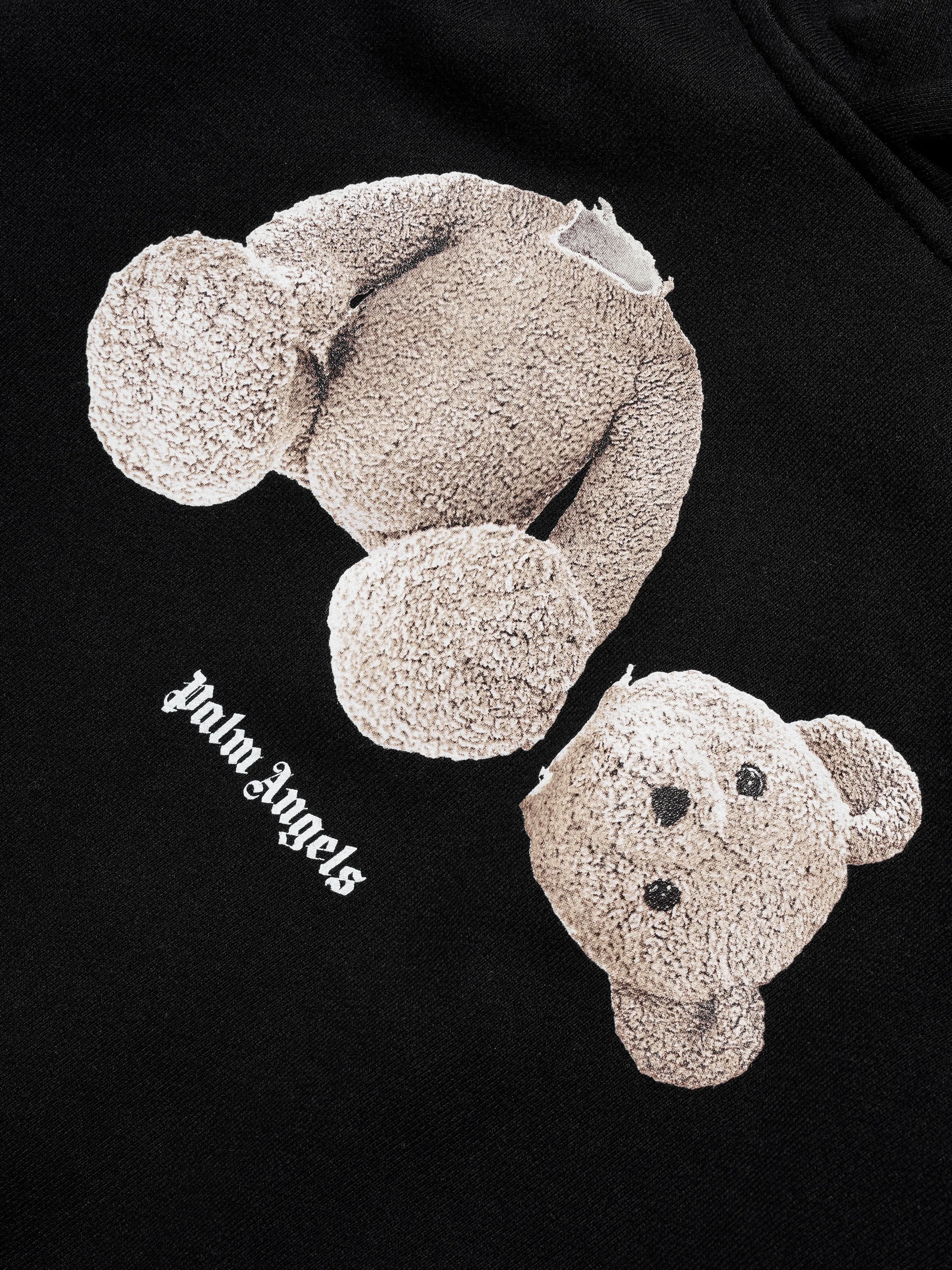Palm Angels Boys Bear Hoodie in Black