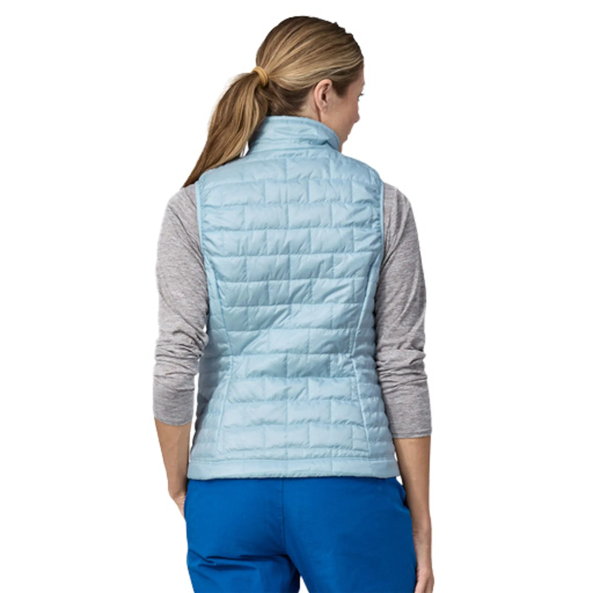Patagonia Wom'Es Nano Puff Vest Celeste Donna