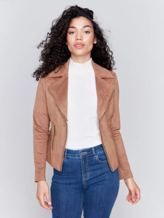 Perfecto Faux Suede Jacket