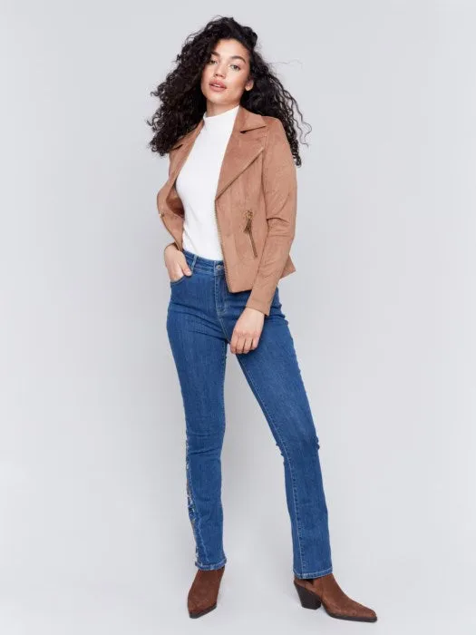 Perfecto Faux Suede Jacket