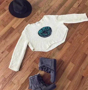 Phish Appliqué Somedays Lovin Cropped Sweater