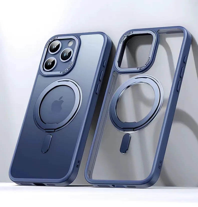 Phone Case Fashion Rotate Stand Anti-Fall Dedicated for Apple