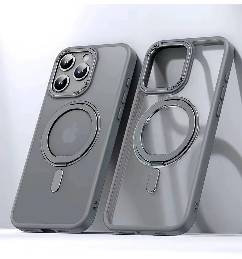 Phone Case Fashion Rotate Stand Anti-Fall Dedicated for Apple