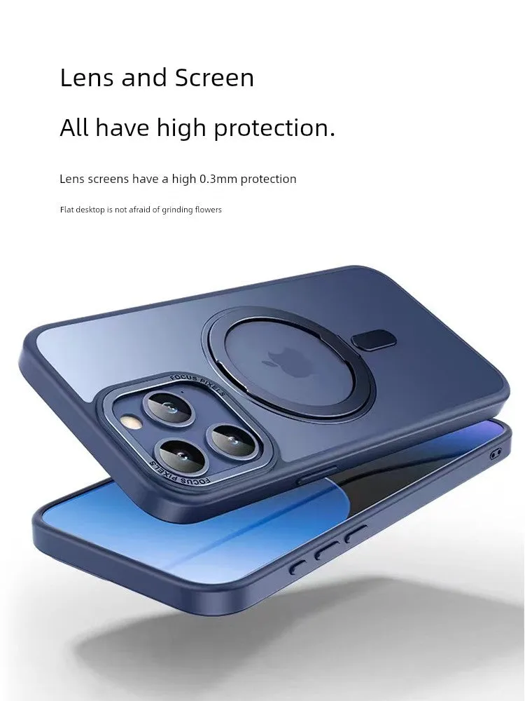 Phone Case Fashion Rotate Stand Anti-Fall Dedicated for Apple