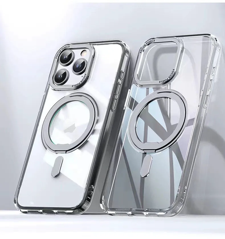 Phone Case Fashion Rotate Stand Anti-Fall Dedicated for Apple