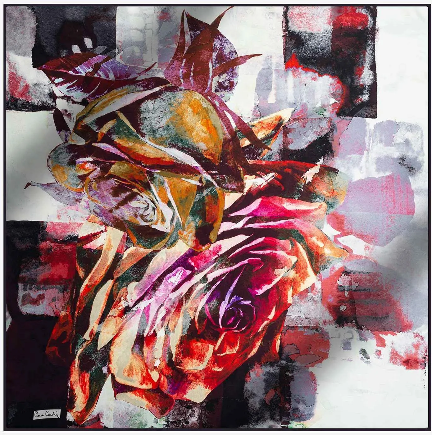 Pierre Cardin Bella Silk Scarf No. 12