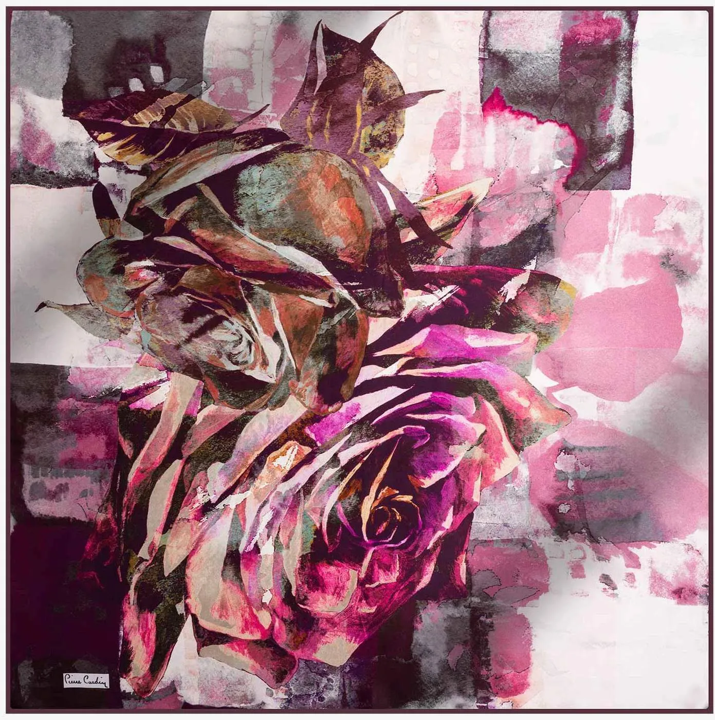 Pierre Cardin Bella Silk Scarf No. 91