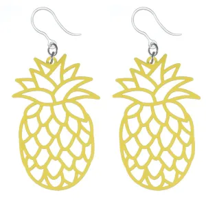 Pineapple Dangles Hypoallergenic Earrings for Sensitive Ears Made with Plastic Posts