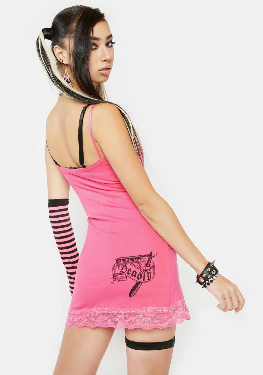 Pink Heaven's Sinners Cami Dress