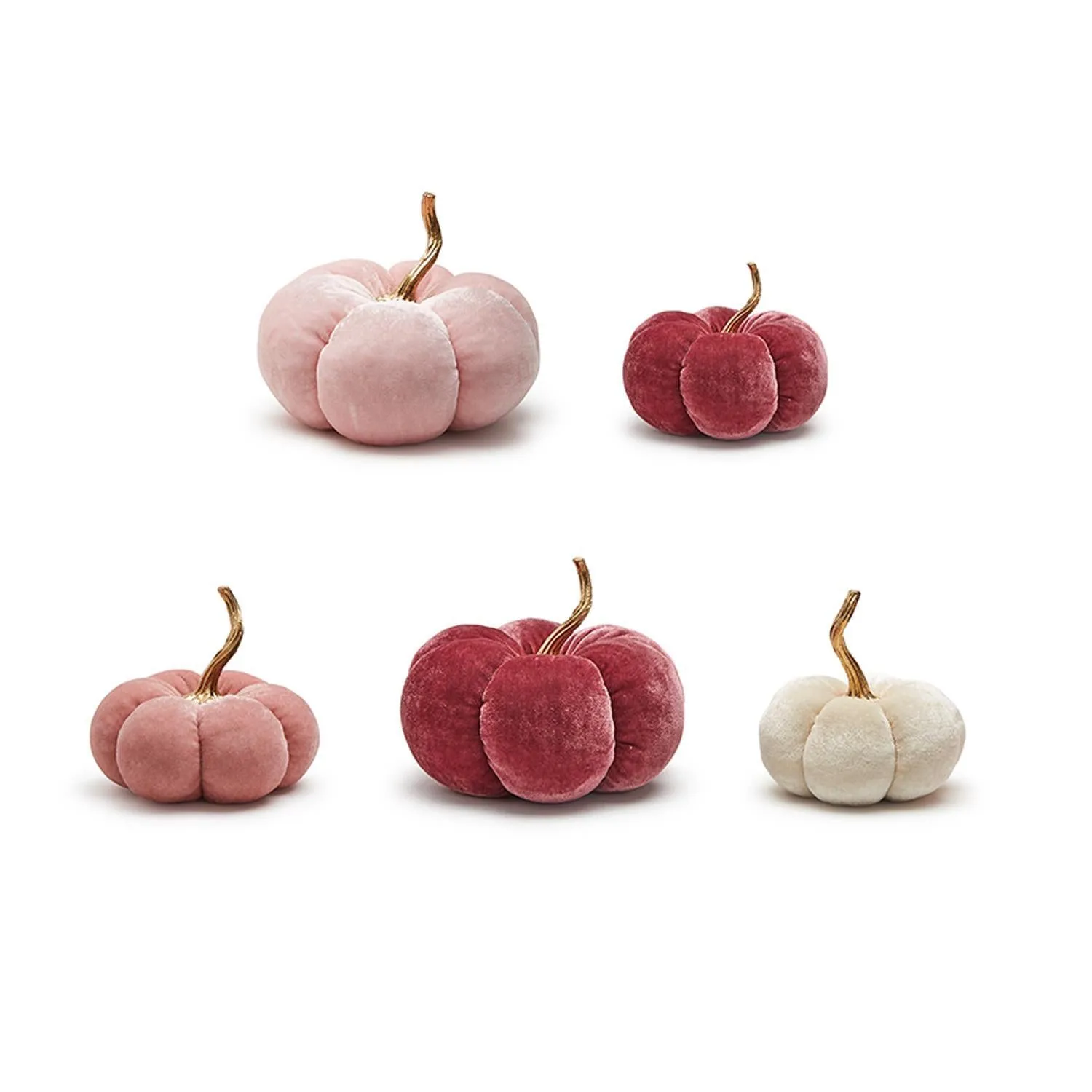 Pink Plush Pumpkin- Large