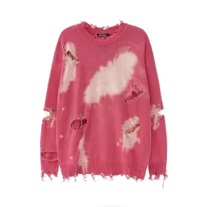 Pinned and Ripped Sweater