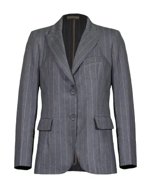 Pinstripe Blazer