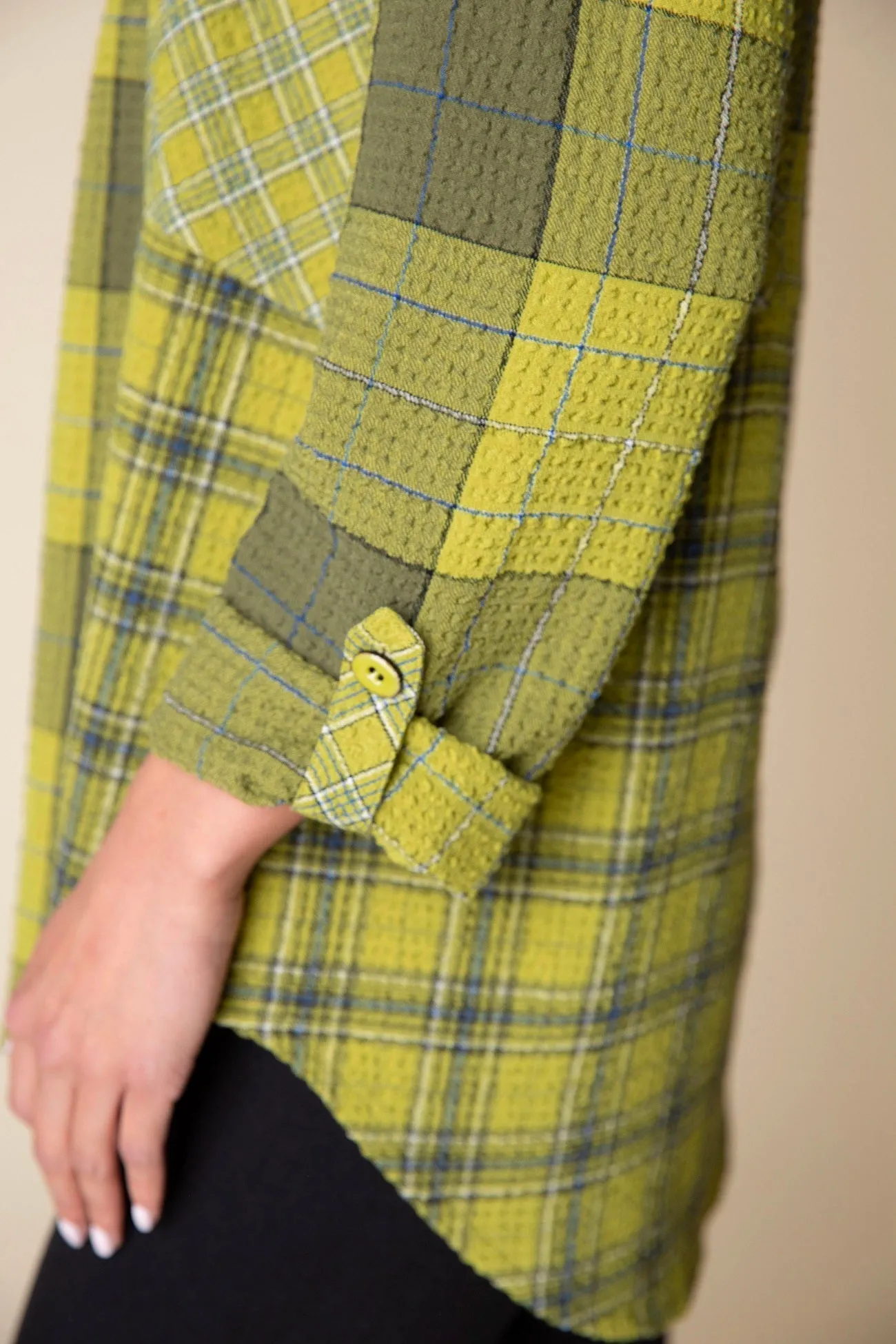 Plaid Boyfriend Tunic