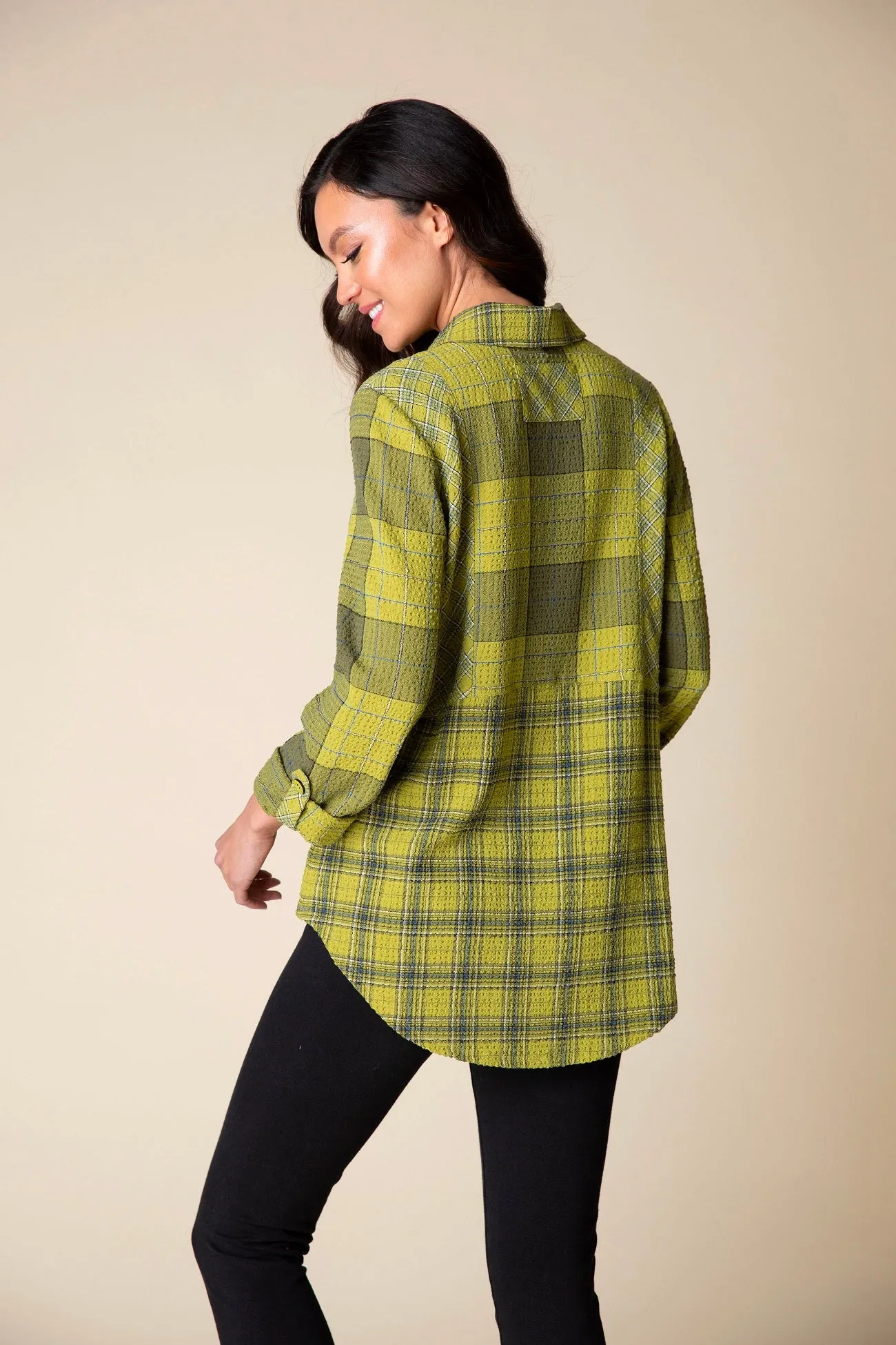 Plaid Boyfriend Tunic