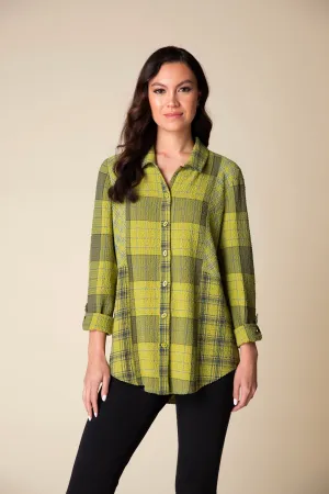 Plaid Boyfriend Tunic